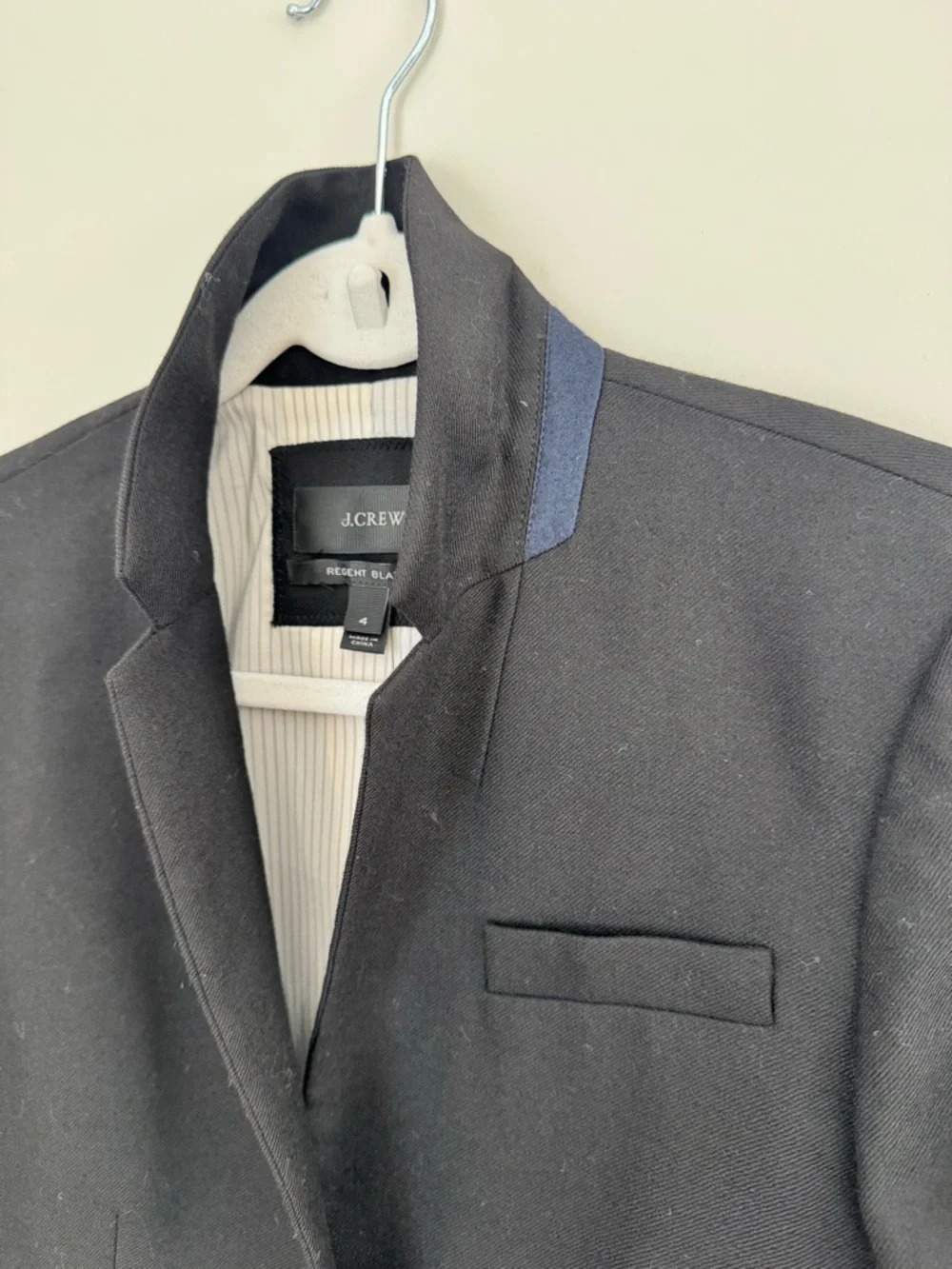 J Crew Regent Blazer Sz 4 Black